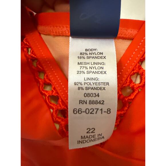 Swimsuits For All Red One Piece - Picture 5 of 8